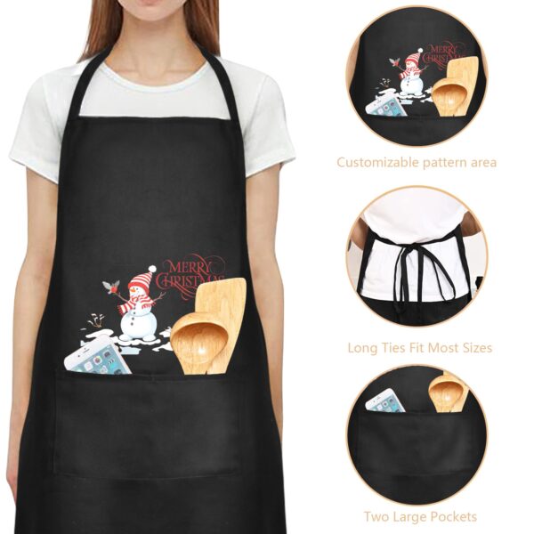 Christmas Holiday Chef Kitchen Apron – Frosty Custom Apron for Women Aprons christmas 2