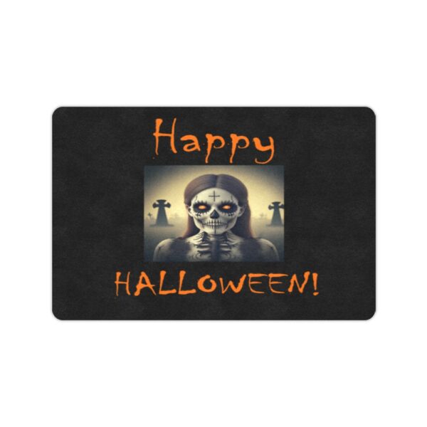 Halloween Holiday Door Welcome Mat – Cemetary – Doormat 24 inch x 16 inch Doormats Autumn Welcome Mat