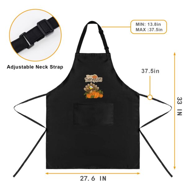 Thanksgiving Holiday Chef Kitchen Apron – PumpTurk Custom Apron for Women Aprons Autumn Chef Apron 5