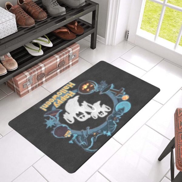 Halloween Holiday Door Welcome Mat – Ghosts – Doormat 24 inch x 16 inch Doormats Autumn Welcome Mat 7