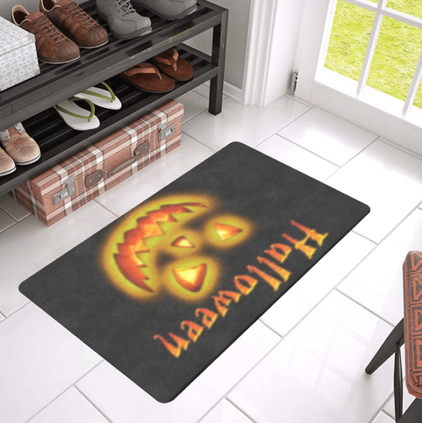 Halloween Holiday Door Welcome Mat – Jack – Doormat 24 inch x 16 inch Doormats Autumn Welcome Mat 5