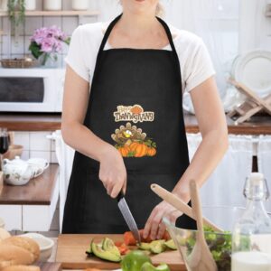 Thanksgiving Holiday Chef Kitchen Apron – PumpTurk Custom Apron for Women Aprons Autumn Chef Apron 3