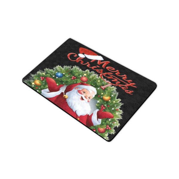 Christmas Holiday Door Welcome Mat –  Santa – Doormat 24 inch x 16 inch Christmas Autumn Welcome Mat 3