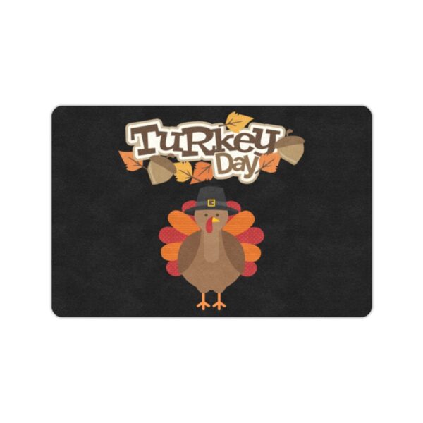 Thanksgiving Door Welcome Mat –  Turkey Day – Doormat 24 inch x 16 inch Doormats Autumn Welcome Mat