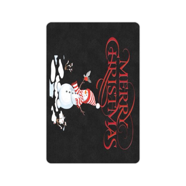 Christmas Holiday Door Welcome Mat –  Frosty – Doormat 24 inch x 16 inch Christmas Autumn Welcome Mat 2