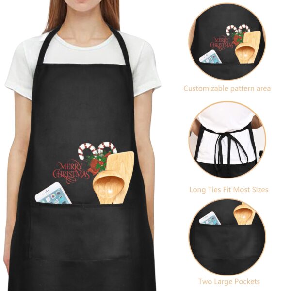 Christmas Holiday Chef Kitchen Apron – Canes Custom Apron for Women Aprons christmas 2