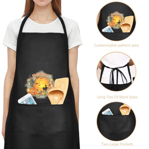 Halloween Holiday Chef Kitchen Apron – House Custom Apron for Women Aprons Creepy Chef Apron 2