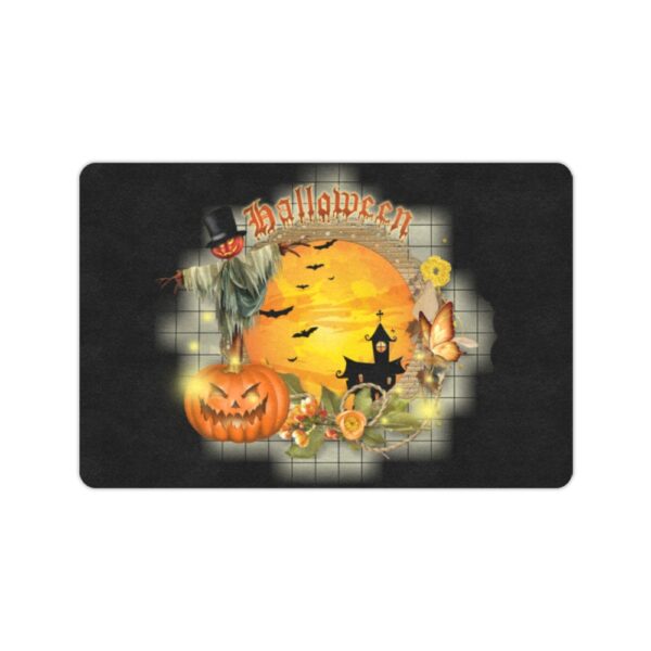 Halloween Holiday Door Welcome Mat – House – Doormat 24 inch x 16 inch Doormats Autumn Welcome Mat