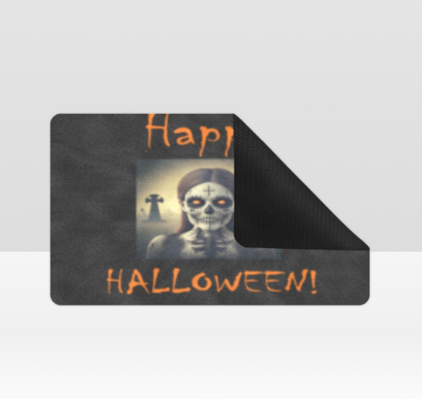 Halloween Holiday Door Welcome Mat – Cemetary – Doormat 24 inch x 16 inch Doormats Autumn Welcome Mat 5