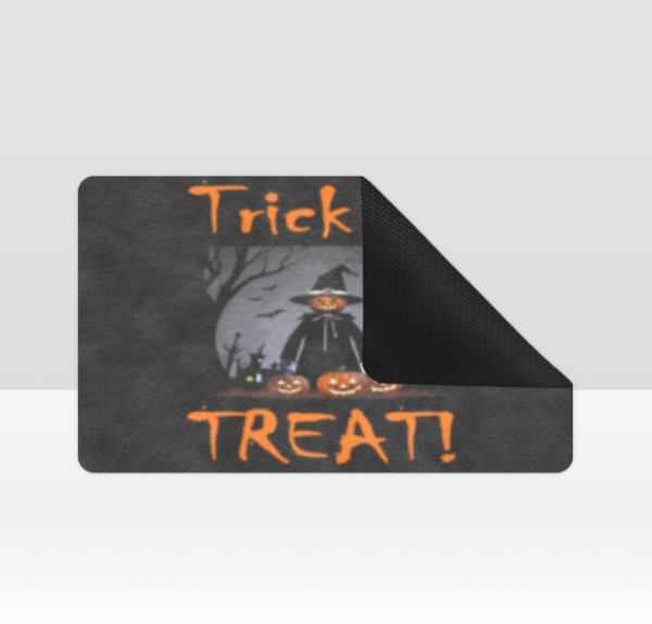 Halloween Holiday Door Welcome Mat – Tricky Jacks – Doormat 24 inch x 16 inch Doormats Autumn Welcome Mat 6