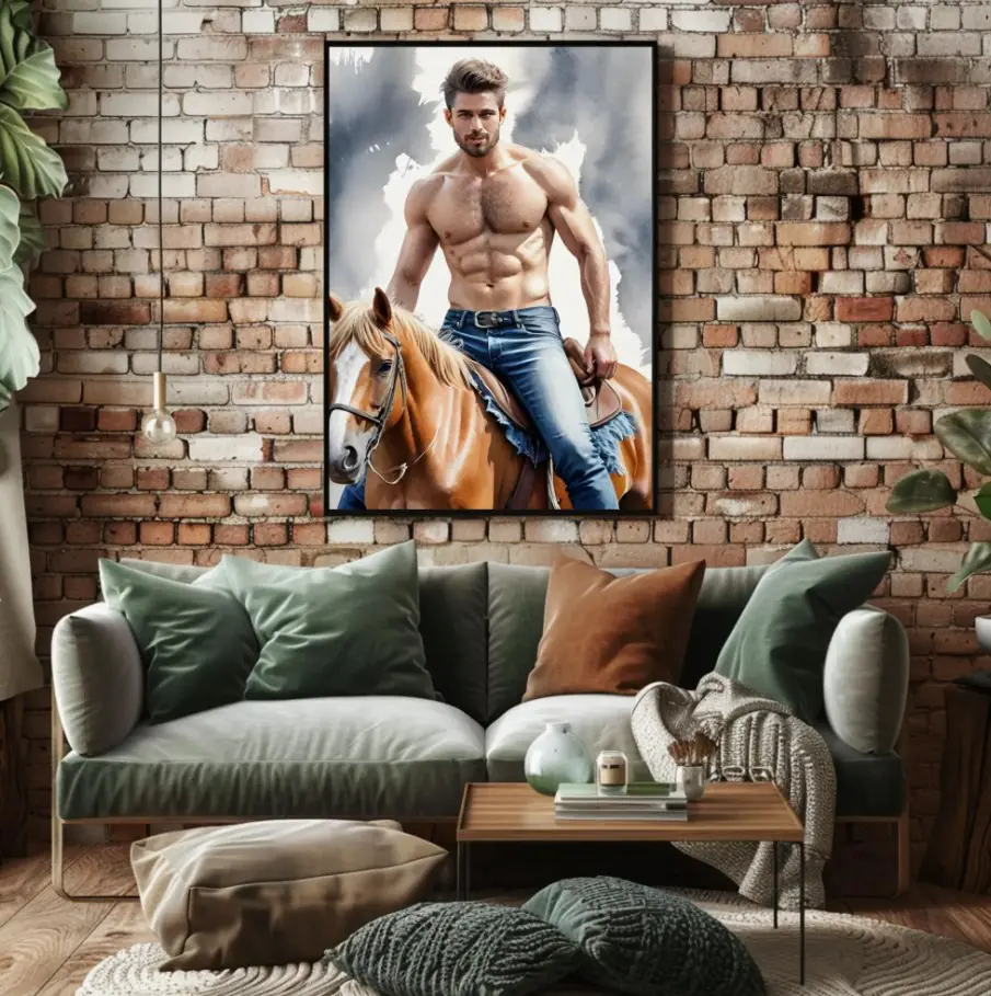 Canvas Prints Wall Art Print Decor – Framed Canvas Print 12×18 inch – Horse Cowboy-5 12" x 18" Abstract Canvas Art 4 Canvas Prints Wall Art Print Decor – Framed Canvas Print 12×18 inch – Horse Cowboy-5 12" x 18" Abstract Canvas Art 4