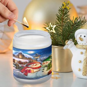 Scented Candle – Christmas Holiday – Snow Family Scented Candles candles