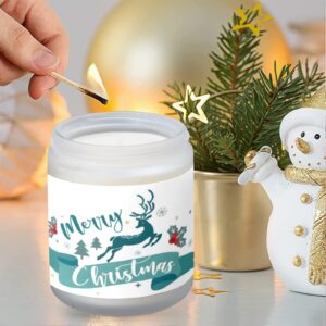 Scented Candle – Christmas Holiday – Green Reindeer Scented Candles candles