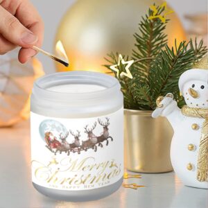 Scented Candle – Christmas Holiday – Gold Reindeer Scented Candles candles