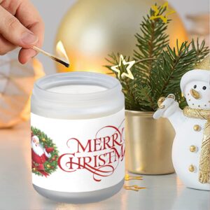 Scented Candle – Christmas Holiday – Santa Wreath Scented Candles candles