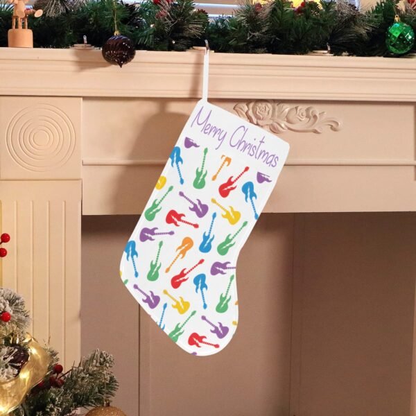 Christmas Stocking – Holiday Sock – Electric Christmas Christmas Decorations 3