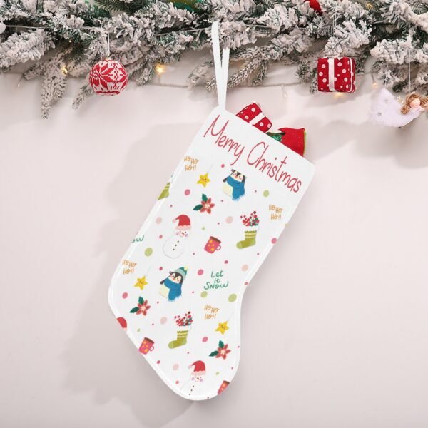 Christmas Stocking – Holiday Sock – Let It Snow Christmas Christmas Decorations 3