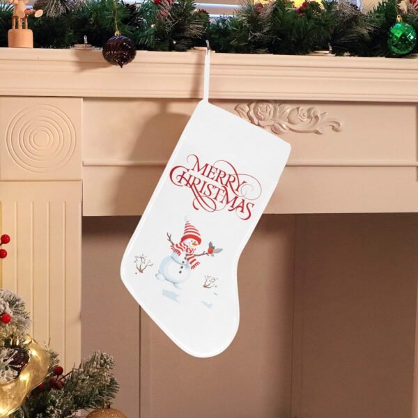 Christmas Stocking – Holiday Sock – Frosty Christmas Christmas Decorations 3