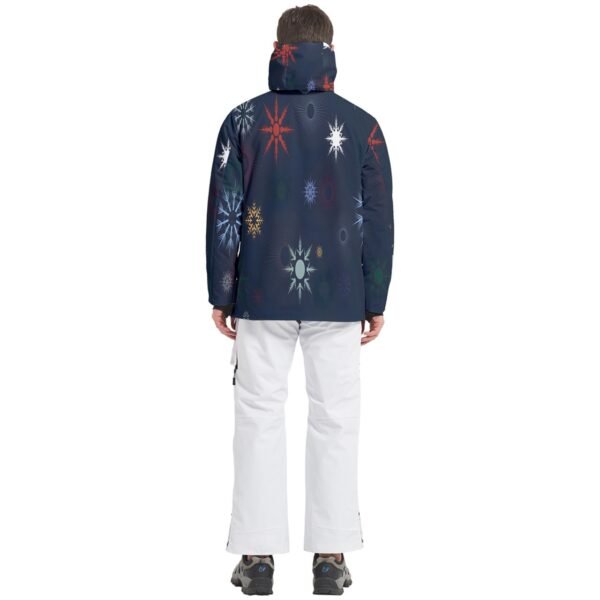 Multicolor Men’s Pullover Zip Ski and Snowboard Waterproof Breathable Jacket Clothing 4