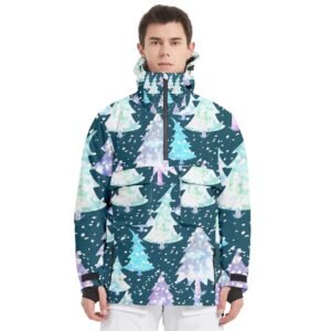 Colorful Men’s Pullover Zip Ski and Snowboard Waterproof Breathable Jacket Clothing 5