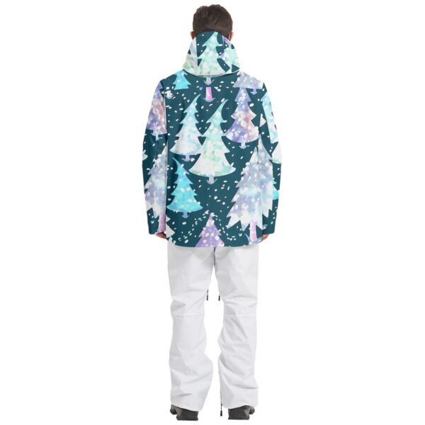 Colorful Men’s Multi Pockets Zip Ski and Snowboard Waterproof Breathable Jacket Clothing 4