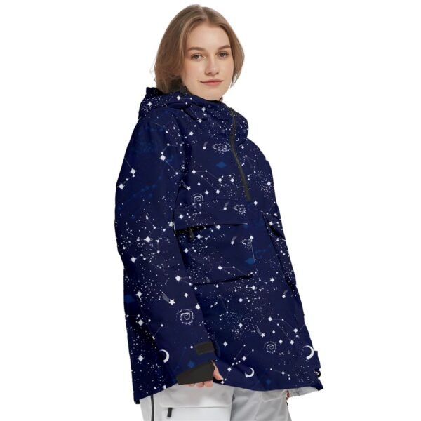 Universe –  Women’s Pullover Zip Ski And Snowboard Waterproof Breathable Jacket Clothing 3