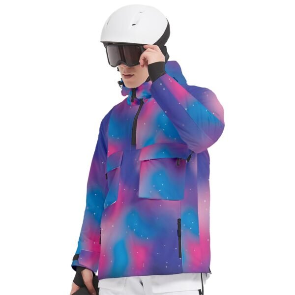 Aurora –  Men’s Pullover Zip Ski And Snowboard Waterproof Breathable Jacket Clothing 2