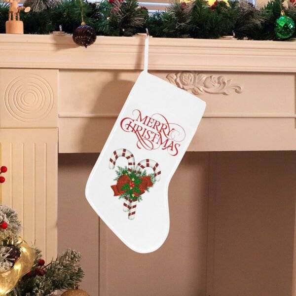 Christmas Stocking – Holiday Sock – Canes Christmas Christmas Decorations 3