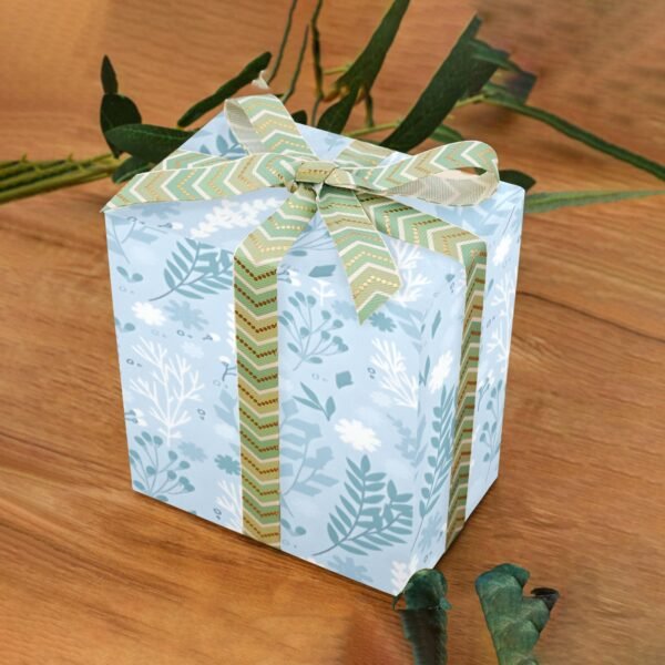 Gift Wrapping Paper – Coated Gift Wrap – Ice Foliage – 1 Roll Gifts/Party/Celebration Birthday present paper