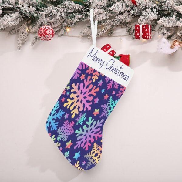 Christmas Stocking – Holiday Sock – Disco Snow Christmas Stockings Christmas Decorations 2