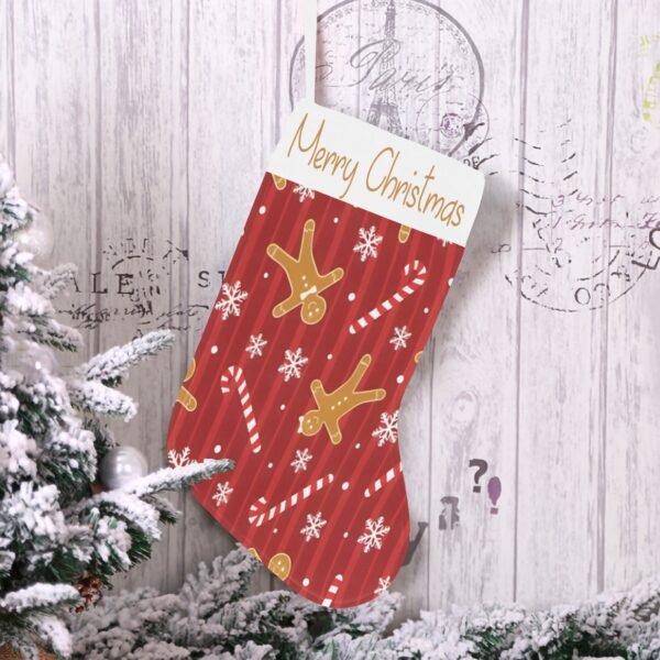 Christmas Stocking – Holiday Sock – Gingerbread Christmas Christmas Decorations