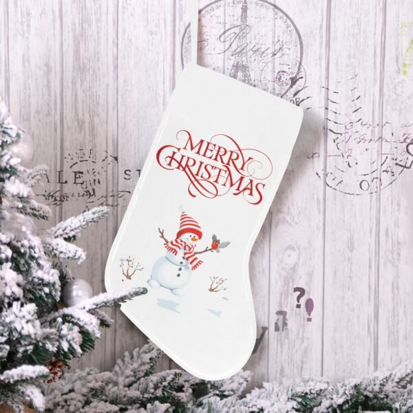 Christmas Stocking – Holiday Sock – Frosty Christmas Christmas Decorations 4