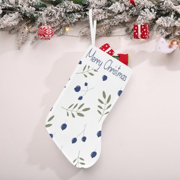 Christmas Stocking – Holiday Sock – Blueberry Christmas Christmas Decorations 2