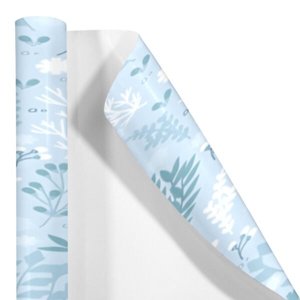 Gift Wrapping Paper – Coated Gift Wrap – Ice Foliage – 1 Roll Gifts/Party/Celebration Birthday present paper 4