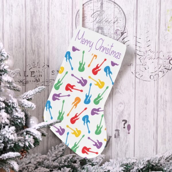 Christmas Stocking – Holiday Sock – Electric Christmas Christmas Decorations 3