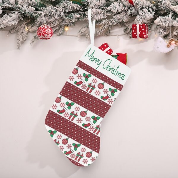 Christmas Stocking – Holiday Sock – Green Sweater Christmas Christmas Decorations 2