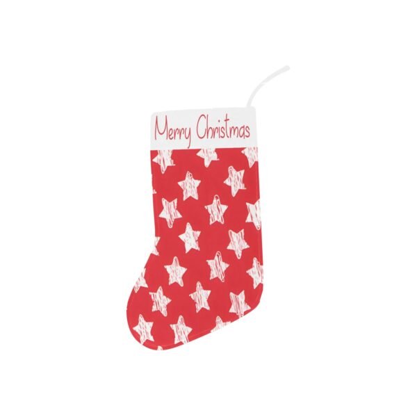 Christmas Stocking – Holiday Sock – Red Star Christmas Christmas Decorations