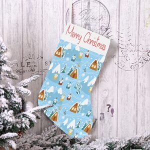 Christmas Stocking – Holiday Sock – Slopes Christmas Stockings Christmas Decorations