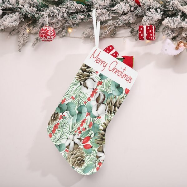 Christmas Stocking – Holiday Sock – Pinecone Christmas Stockings Christmas Decorations 2