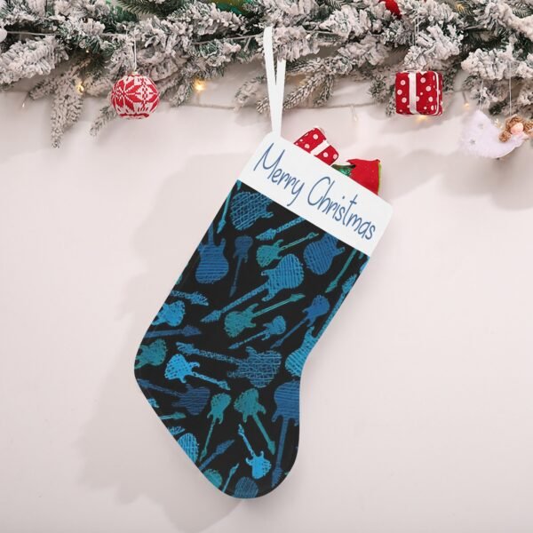 Christmas Stocking – Holiday Sock – Guitars Christmas Christmas Decorations 2