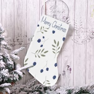 Christmas Stocking – Holiday Sock – Blueberry Christmas Christmas Decorations