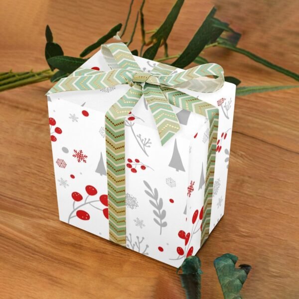 Gift Wrapping Paper – Coated Gift Wrap – Red Holly – 1 Roll Gifts/Party/Celebration Birthday present paper