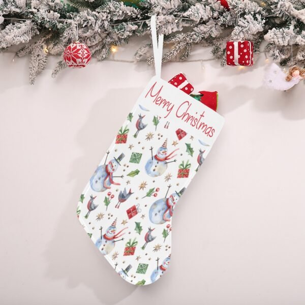 Christmas Stocking – Holiday Sock – Frosty Holly Christmas Christmas Decorations 2