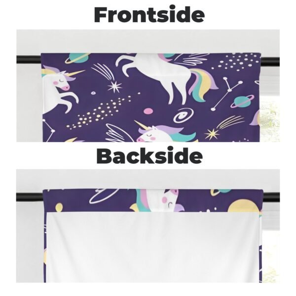 Purple Unicorns – Window Curtains – Blackout Window Drapes 28×40 28x40 Curtains bedroom curtains 4