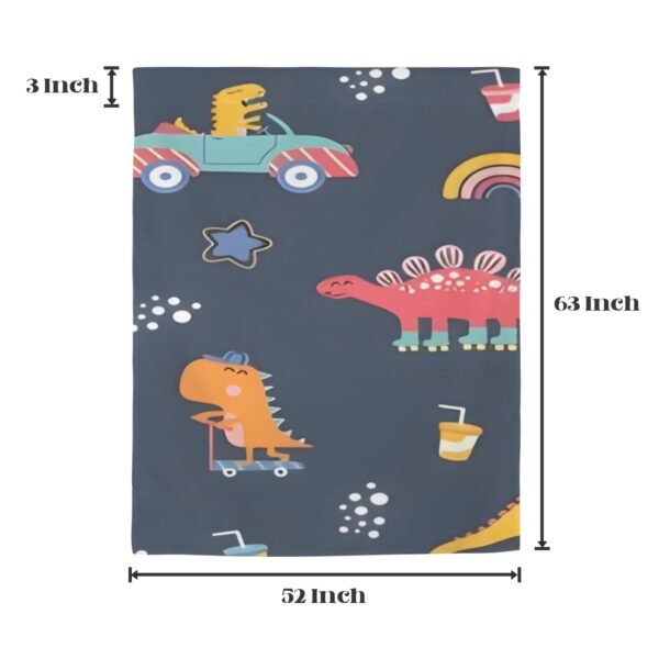 Dinosaur Donuts – Large Window Curtains – Blackout Drapes 52×63 52x63 Curtains bedroom curtains 2