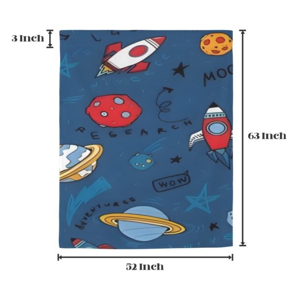 Space Rocket – Large Window Curtains – Blackout Drapes 52×63 52x63 Curtains bedroom curtains 2