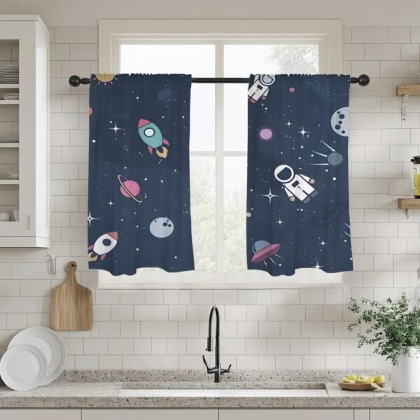 Space Officer – Window Curtains – Blackout Window Drapes 28×40 28x40 Curtains bedroom curtains