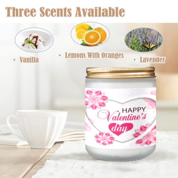 Scented Candle – Valentine’s Day Gift for Him or Her – Pinwheel Hearts Scented Candles aromatherapy candles