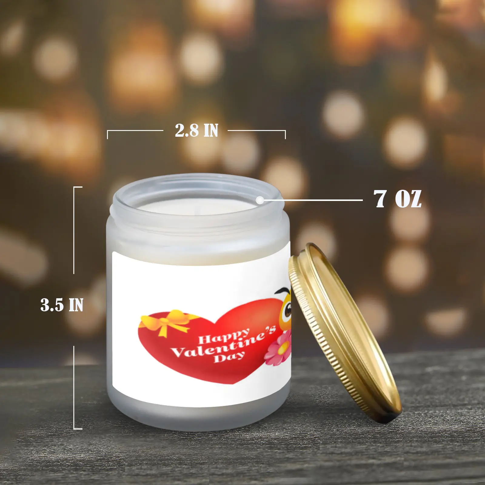 Scented Candle – Valentine’s Day Gift for Him or Her – Happy V Bee Scented Candles aromatherapy candles 2