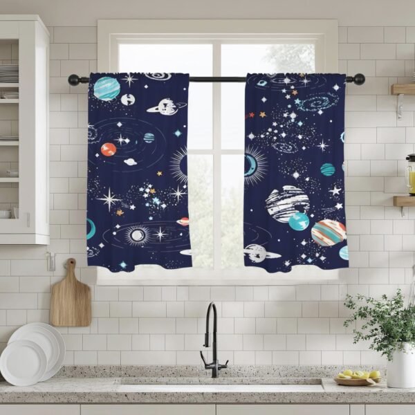 Sketched Space – Window Curtains – Blackout Window Drapes 28×40 28x40 Curtains bedroom curtains